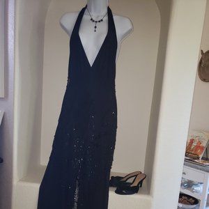 BEAUTIFUL SPARKLY SEQUIN HALTER JUMP SUIT